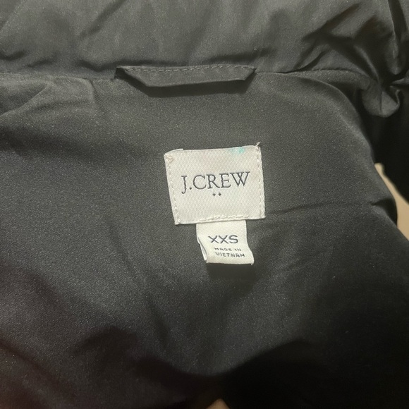 J.Crew XXS puffer vest jacket with snap pockets in black - Picture 5 of 8